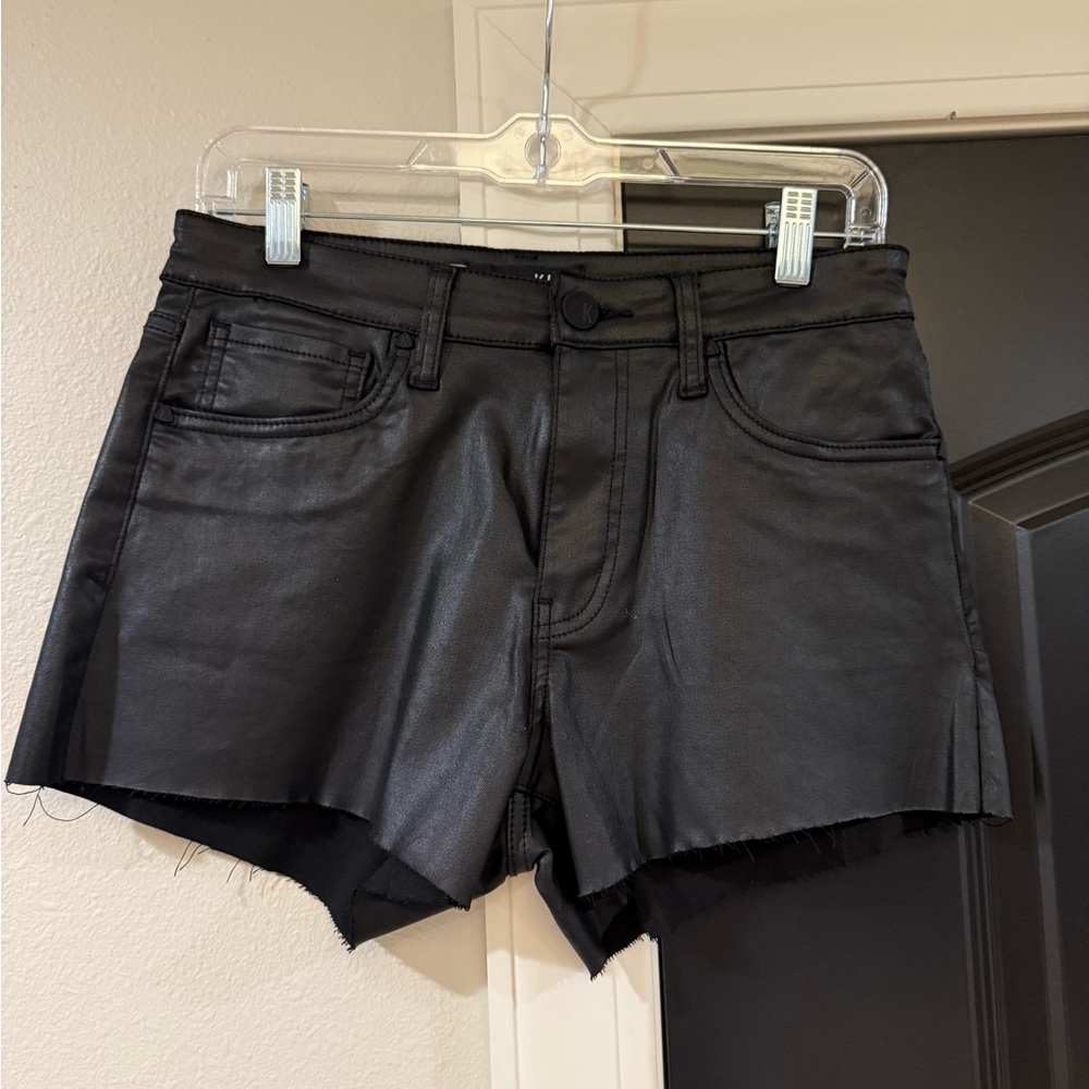 KUT leather shorts